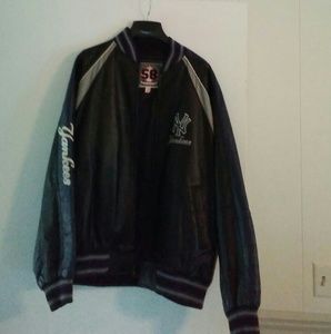 NY Yankees all leather jacket